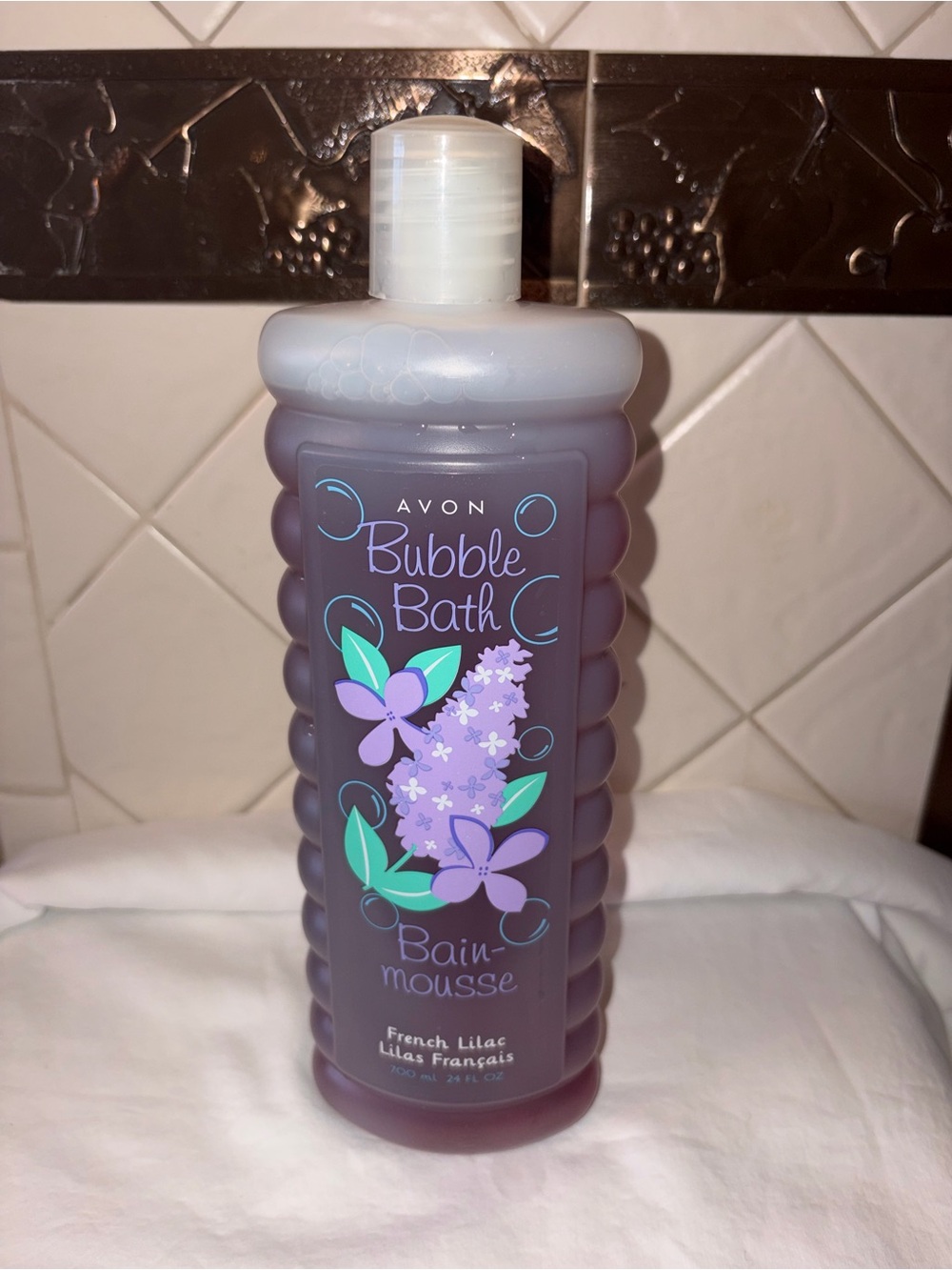 Vintage AVON Bubble Bath  French Lilac Sealed